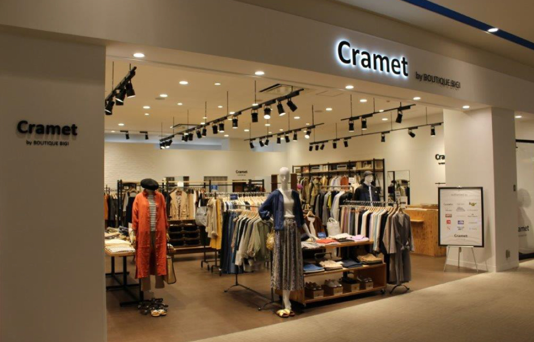 アパレルショップスタッフ/店長候補（Cramet（クラメット）　イオンモール浜松市野店）の求人画像１