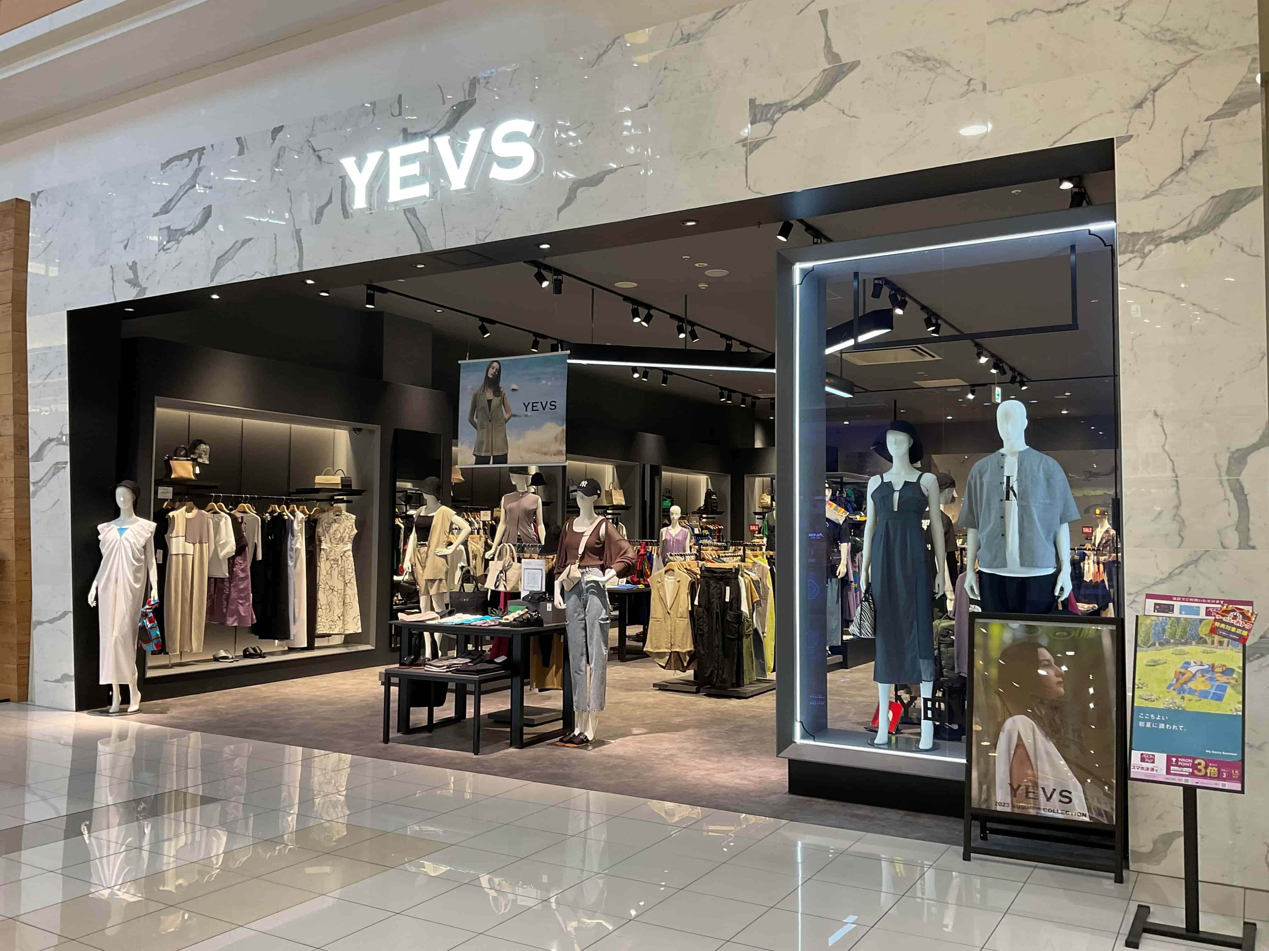 店舗管理・接客販売/レディース・メンズアパレル（YEVS（イーブス）　イオンモール浜松市野店）の求人画像３